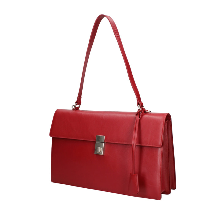 Borsa a spalla da donna Made in Italy - Modello Ereba Ultra - 100% pelle - 34.5 x 21.0 x 10.0 cm