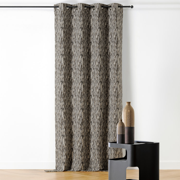 Rideau design aquarelle - Gris
