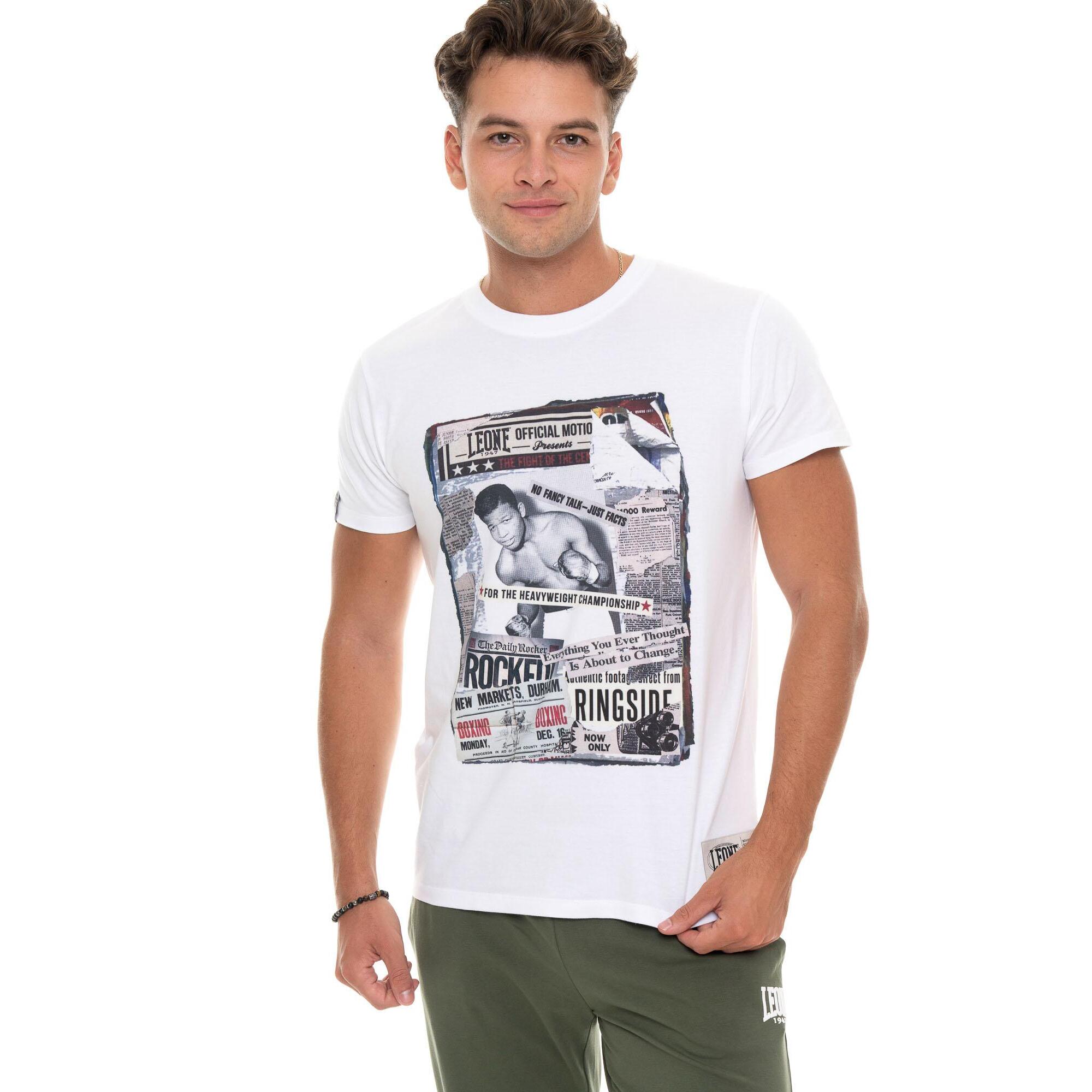 Camiseta de hombre Leone 1947 Apparel con estampado llamativo. Estilo urbano deportivo.