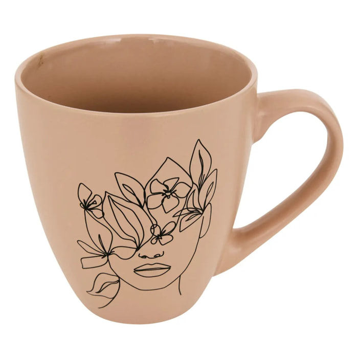 Mug Visage L14,7xp10,8xH11,8cm