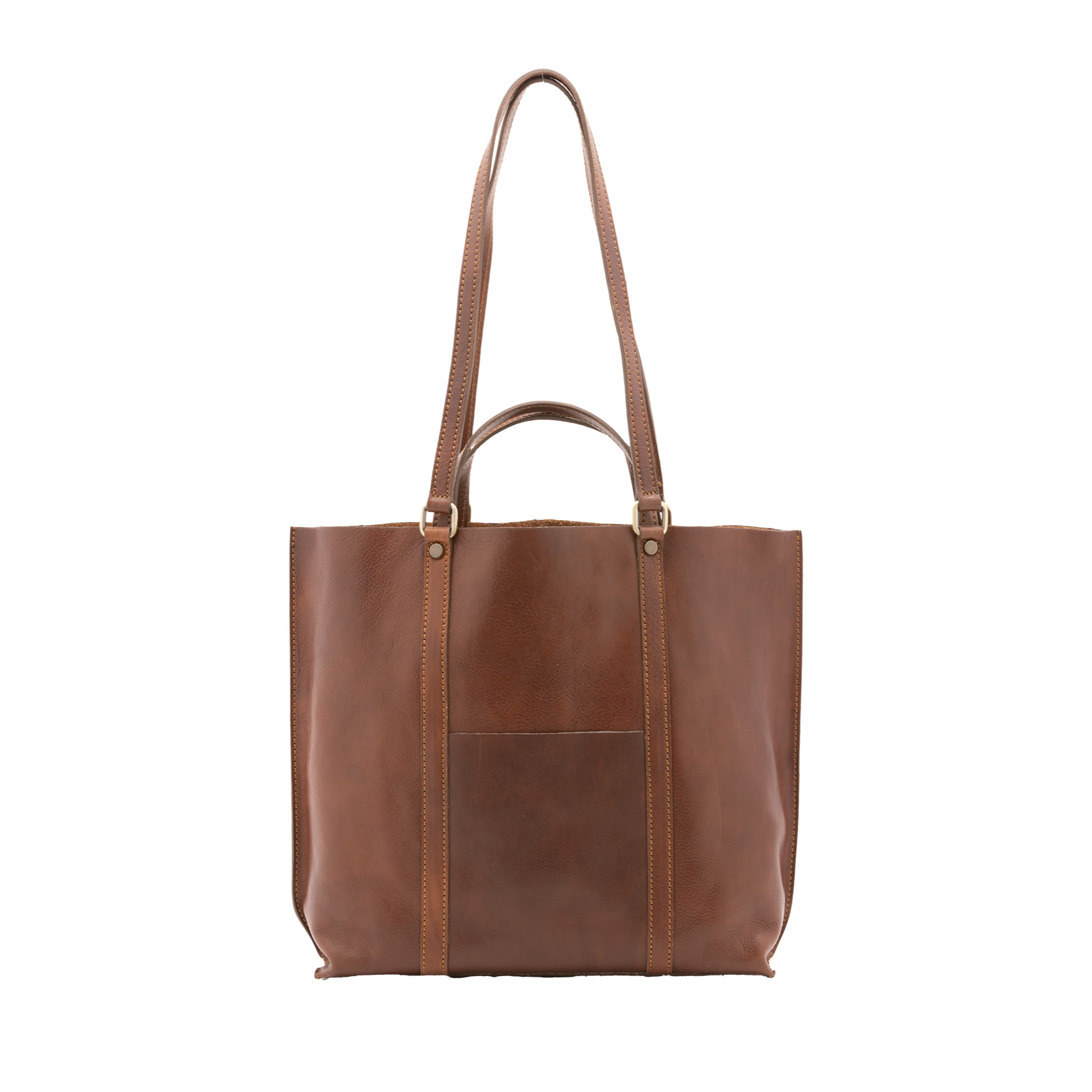 Borsa a spalla  unisex In Vera pelle Made in Italy 36x10x35 cm