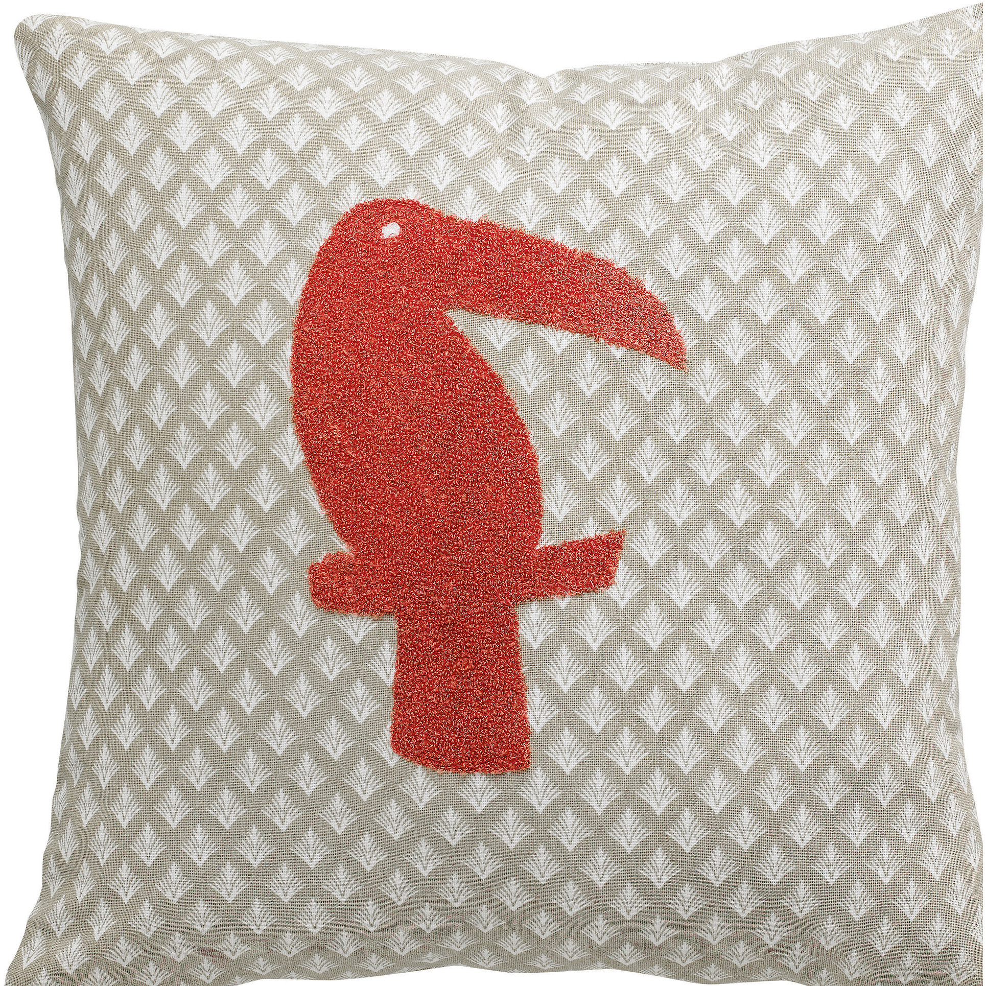 Coussin 40x40cm 100% coton 170g Toucan