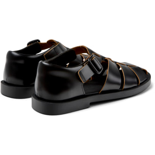 Sandalias - CAMPER Don - Negro - Cuero liso