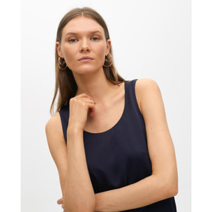 Top Basico con Spalline Larghe