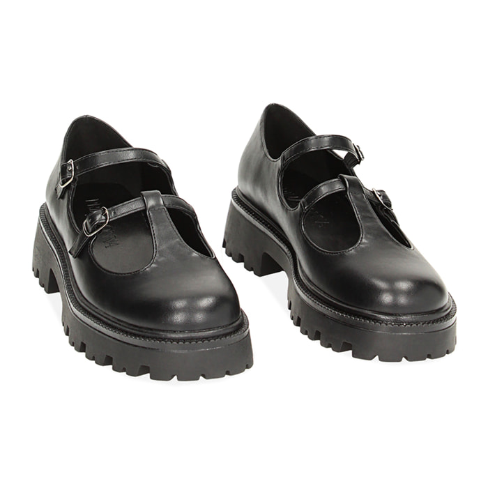 Ballerine nere aperte
