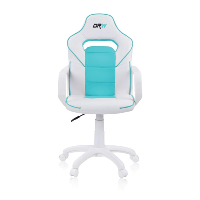 Silla gaming turquesa DRW Blanco - Turquesa DRW