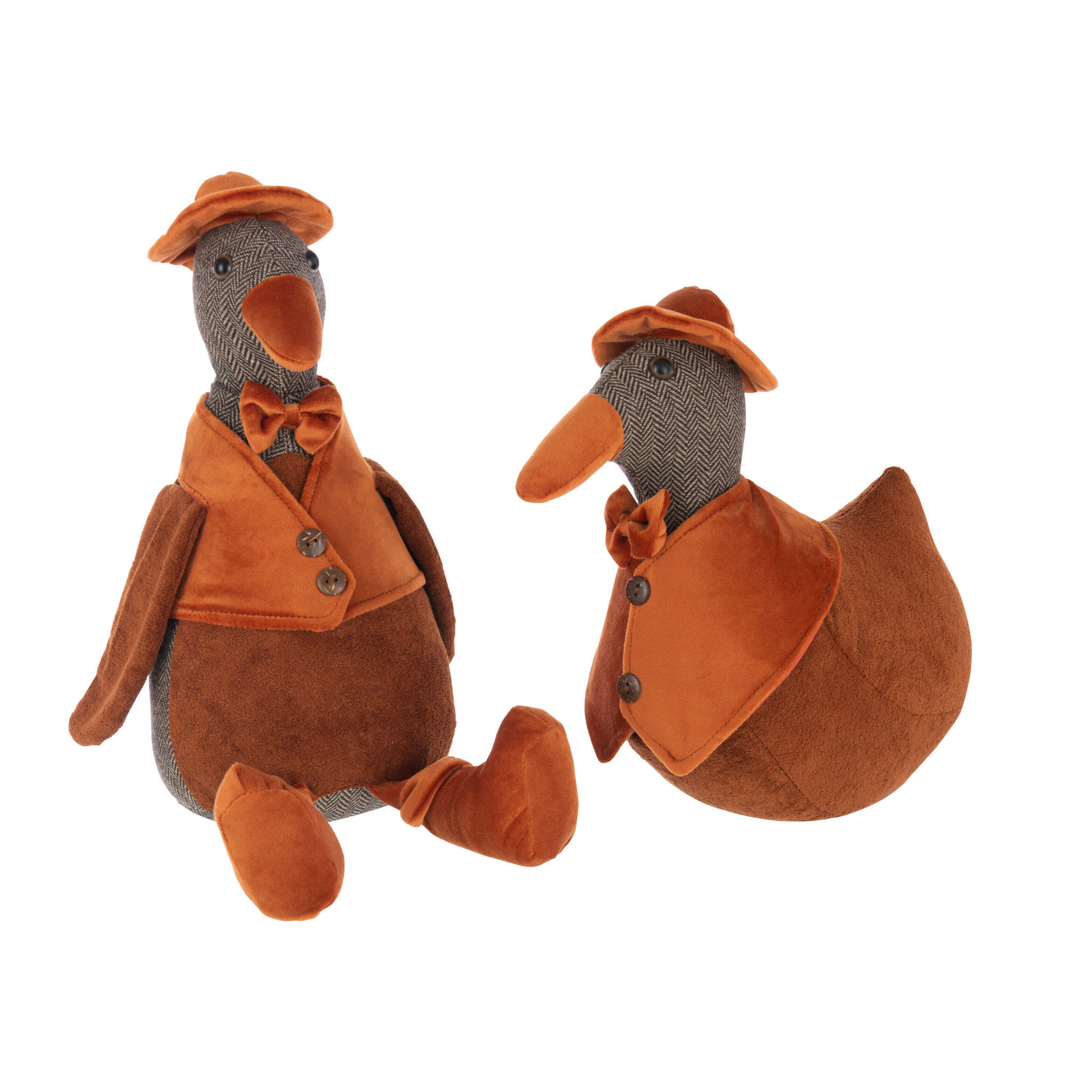 J-Line cale-porte Canard - polyester - rouille