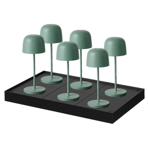 6 Lampe de table SOPHIA +Socle de charge