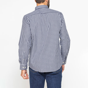 CAMICIA BUTTON-DOWN CON MANICA LUNGA E TASCHINO