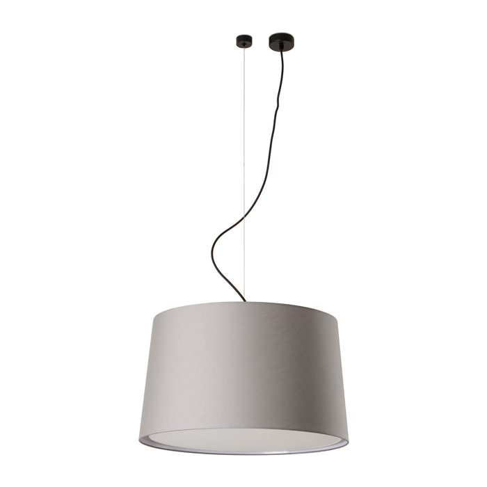 WINDSOR Lampe suspension déportée noir/gris