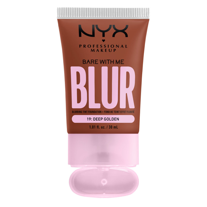 NYX Professional Makeup Fond de teint effet flouté Bare With Me Blur Deep Golden