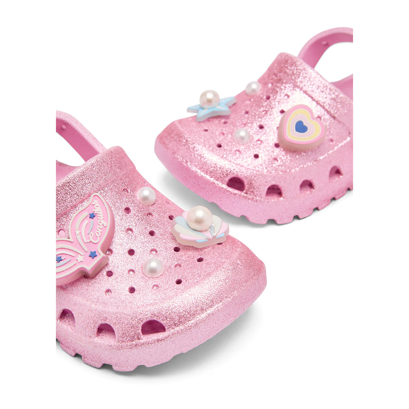 Zuecos de niña con Detalles Luminosos y Decoración de Sirena
