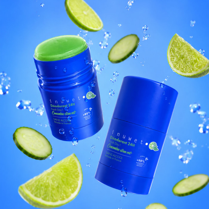 Citron Vert - Déodorant Bleu sans Alcool