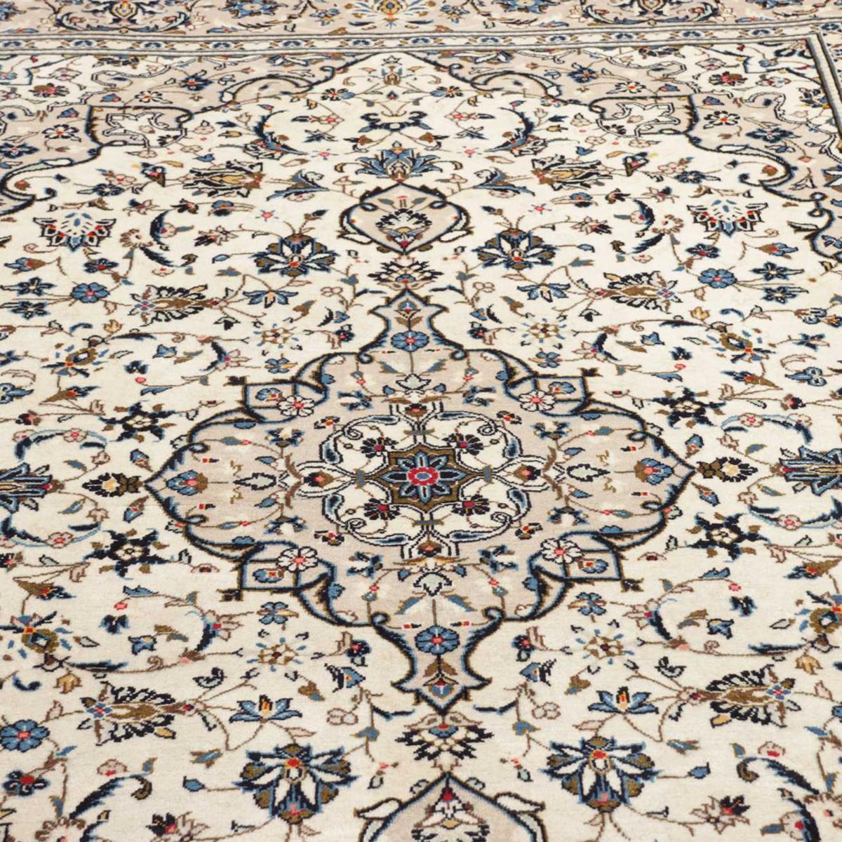 Tapis d'orient, motif oriental noué main en laine, ALILIF