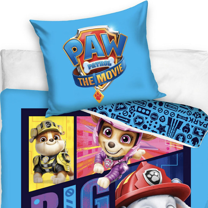 Parure de lit enfant 100% coton - PAT'PATROUILLE