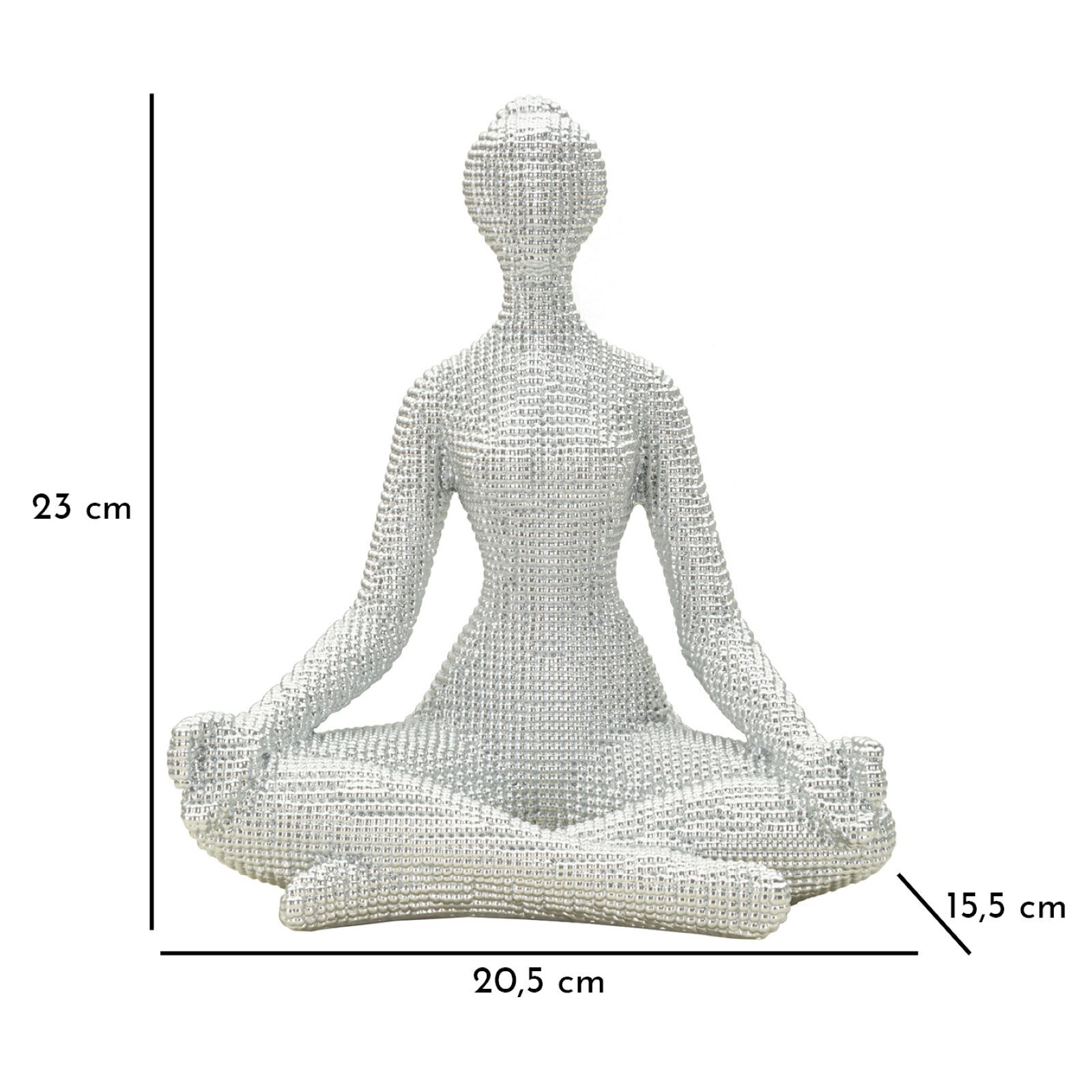 DONNINA YOGA SILVER CM 20,5X15,5X23