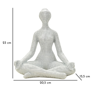 DONNINA YOGA SILVER CM 20,5X15,5X23