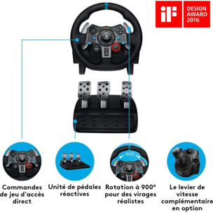 Volant + Pédalier LOGITECH G29 Driving Force PS5/PS4/PS3/PC