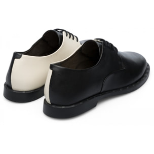 Camper Zapatos con cordones Mujer Twins Negro