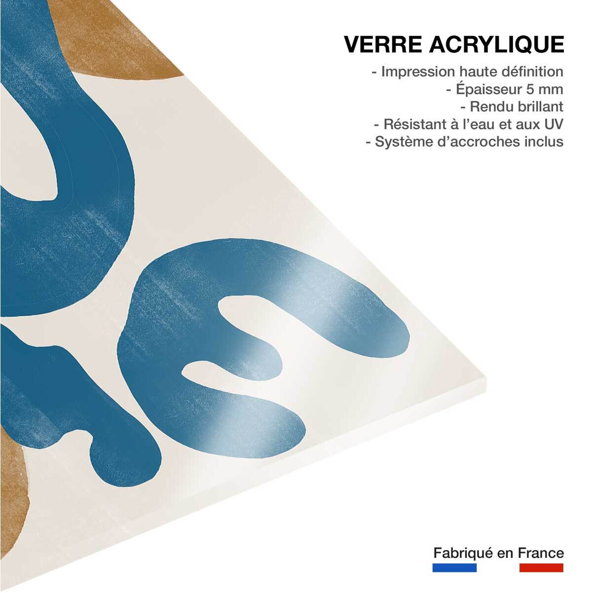 Tableau de fleurs plante moderne  Tableau plexiglas