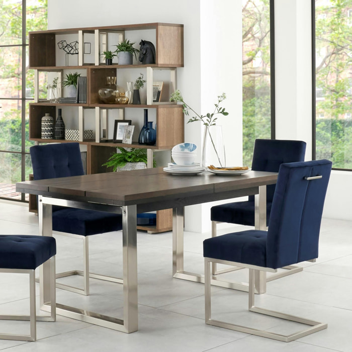 Table extensible en chêne 150/198 cm RIMINI