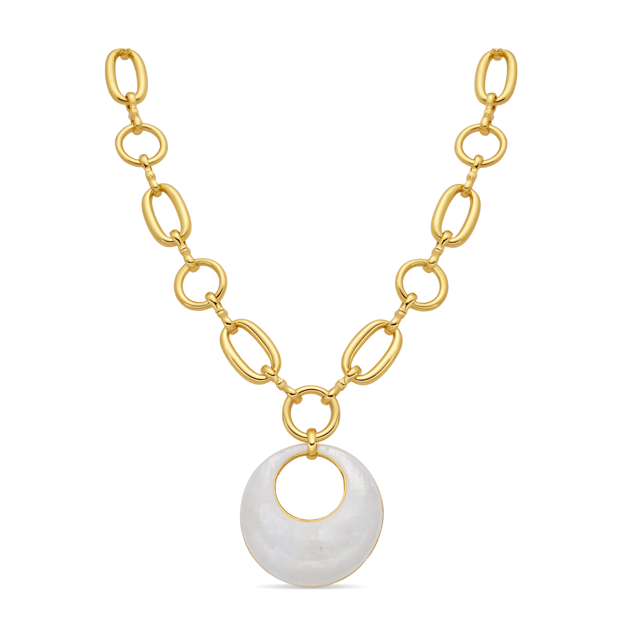 Collar Aisal acabado oro amarillo 18k
