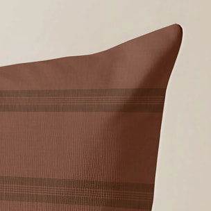 Housse de coussin Nua Terre cuite - 100% coton - Terre cuite - 50x50 cm