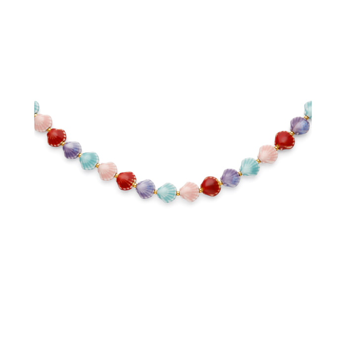 Collana Begur Conchiglie Acciao Placcato Oro