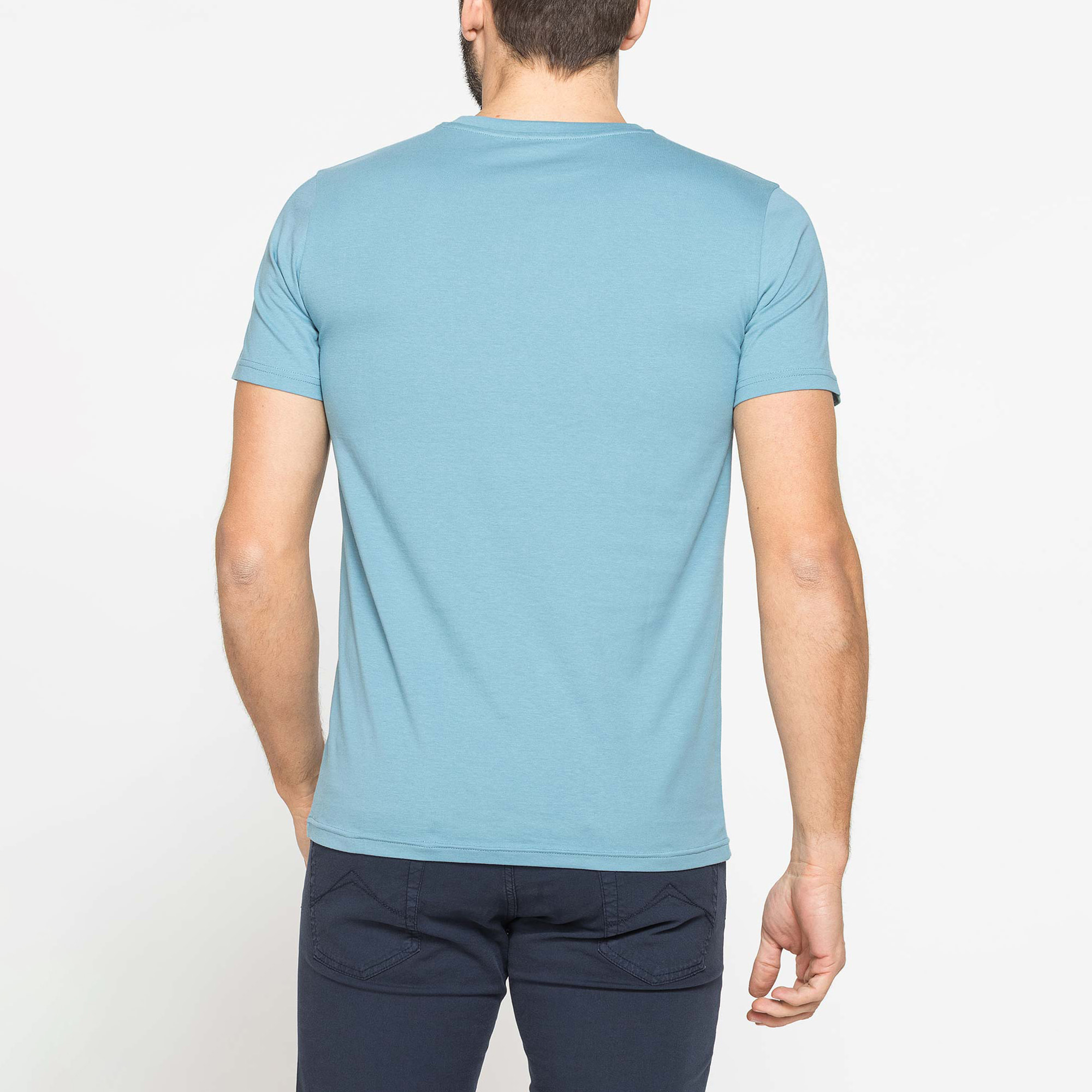 T-SHIRT GIROCOLLO DA UOMO CON STAMPE GRAFICHE
