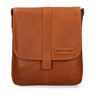 Borsa a tracolla  da uomo In Vera pelle Made in Italy 25x28x6 cm