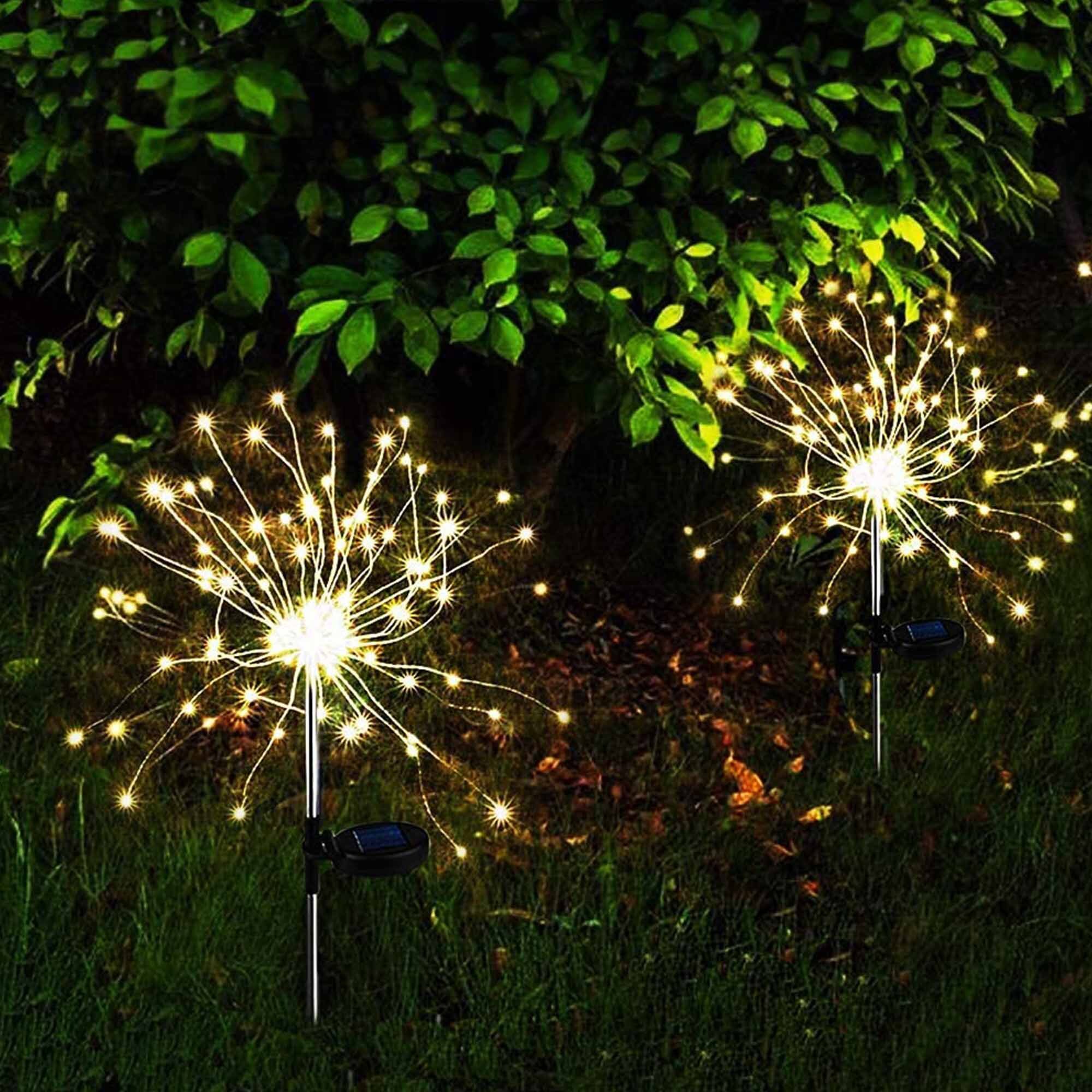 2 Balise solaire à piquer FIREWORKS H97CM