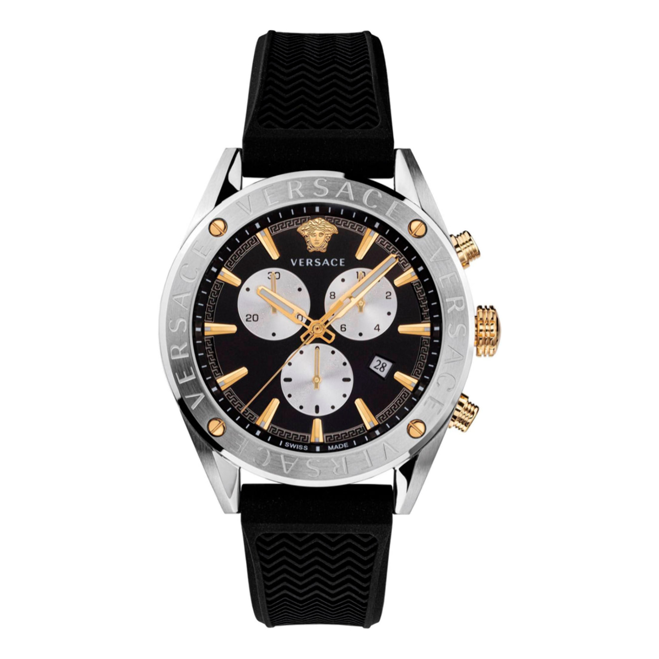 Reloj Versace VEHB00119 Hombre Analogico Cuarzo con Correa de Silicona