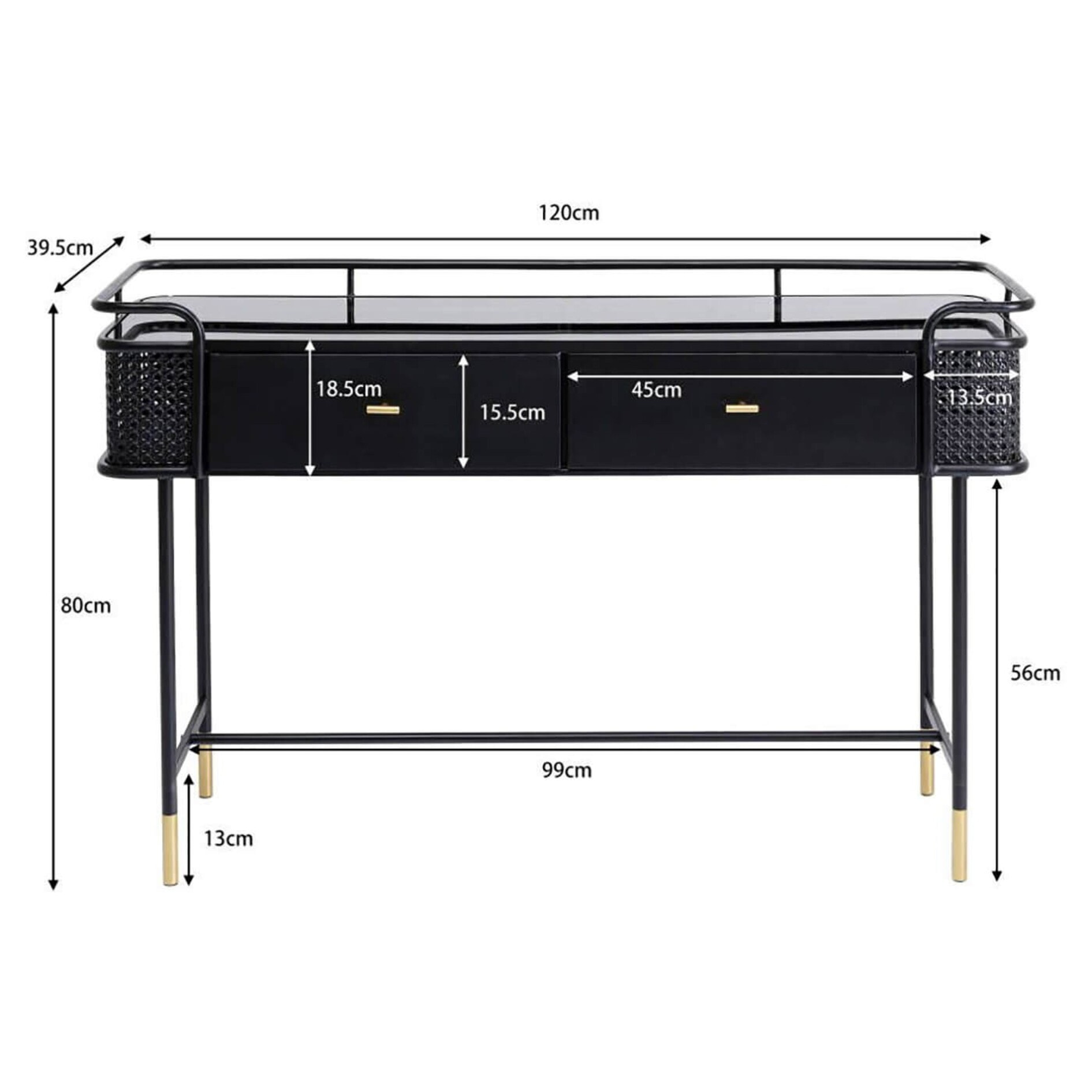 Console Fence 120x40cm Kare Design
