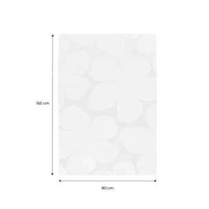 Tapis intérieur motif fleures crème Betty 80x150cm