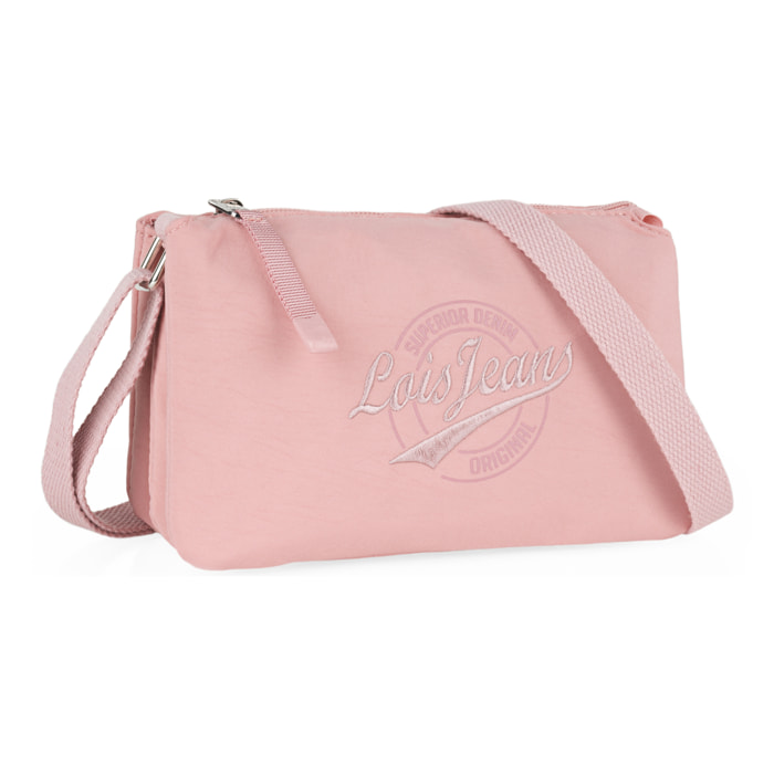 Bolso Bandolera Mujer Sint/Pu Lois Pyramid Rosa