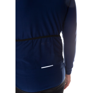 Cortavientos manga larga para hombre ECOON Puy de Dóme - azul marino