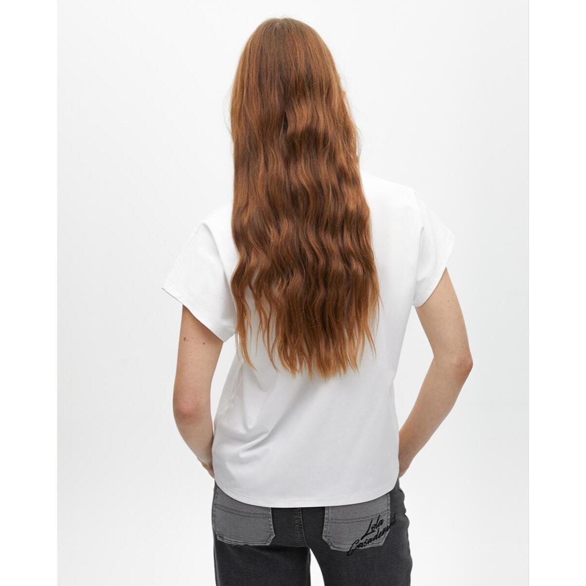 T-shirt stampa posizionale senza maniche