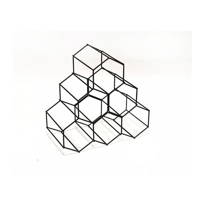 Range bouteille COMPACTOR BOUTEILLES HEXA BRUN CUIVRE