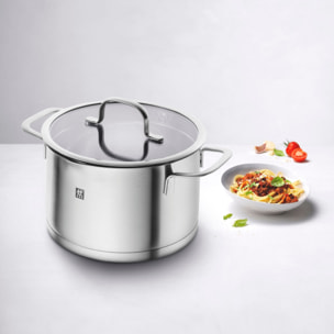 4-pcs, Set de casseroles, Argent