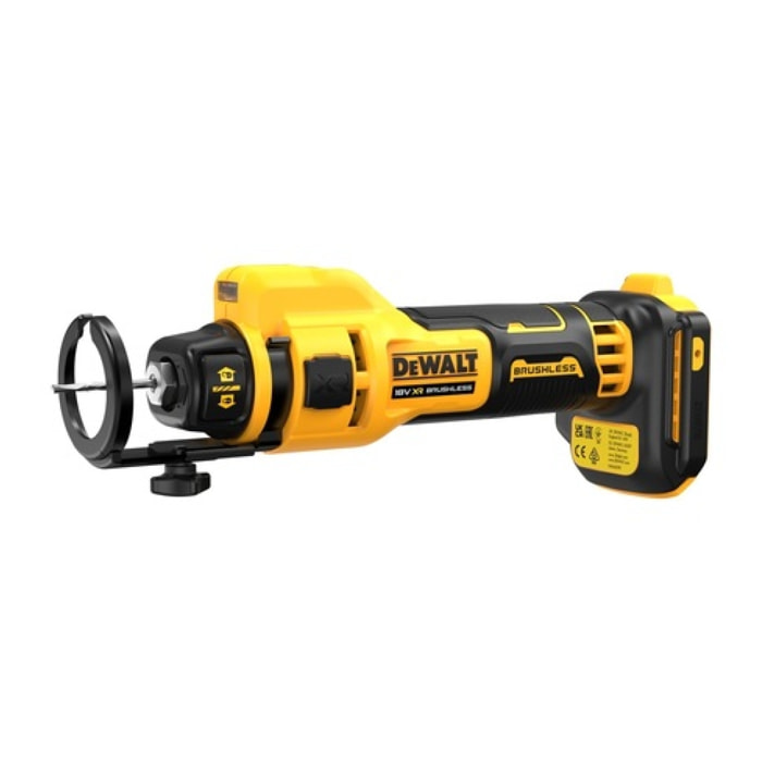 Fraiseuse pour plaques de plâtre DEWALT XR 18V - Sans batterie, ni chargeur - DCE555N-XJ