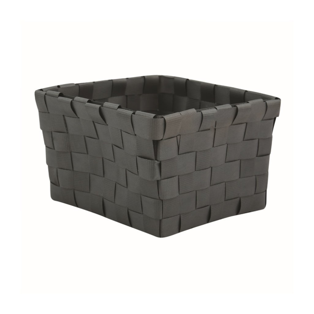 Panier de rangement 14x14x9cm Gris MSV