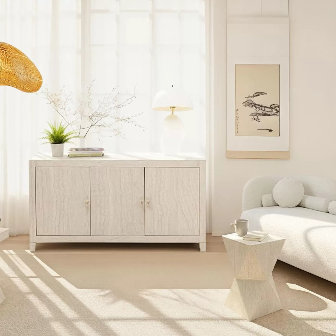 Buffet Travertino Kare Design