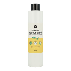 PLANETA HUERTO | Colutorio Mentol y Xilitol 250 ml - Aliento Fresco y Protección Natural para Encías y Dientes