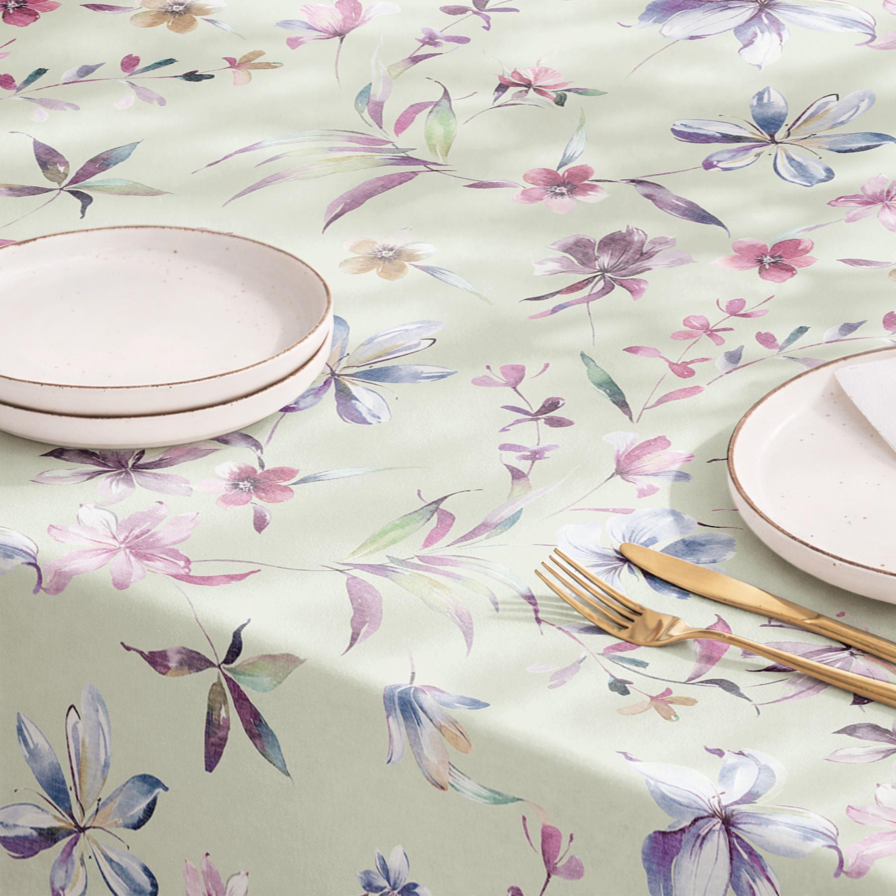 Nappe anti-taches PETALIA MULTICOLORE - en 100 % coton