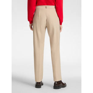 Elena Mirò - Pantalones chinos en tejido técnico - Beige