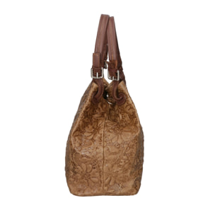Borsa a mano da donna - Modello Elenia - Vera pelle - 33.0 x 29.0 x 16.0 cm