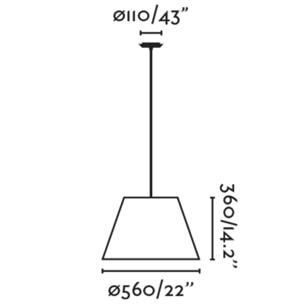 SUMBA Lampe suspension noire/rotin