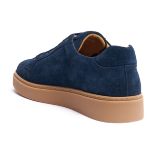 Sneaker British Passport Blu