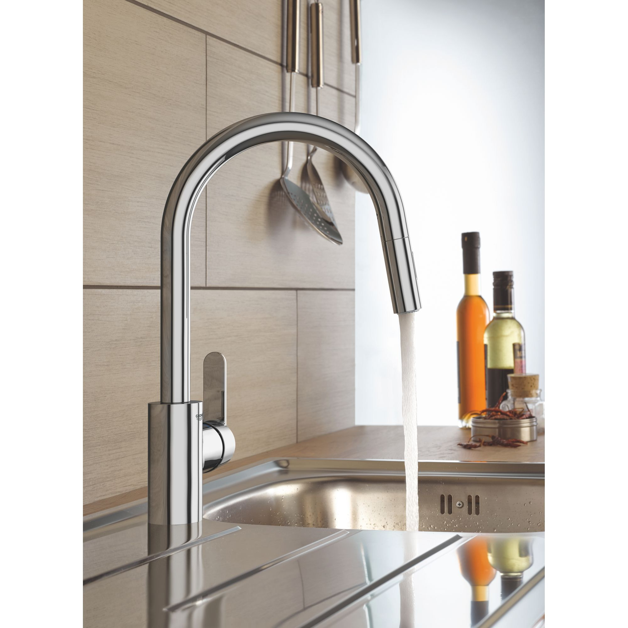 GROHE Get Mitigeur monocommande Evier Chromé 31484001