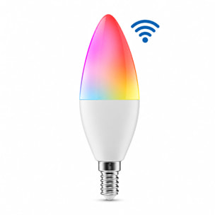 OMEGA Lampadina Smart Candela LD193 RGB+CCT 5W E14